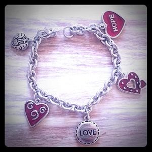 Cute Red Heart Bracelet